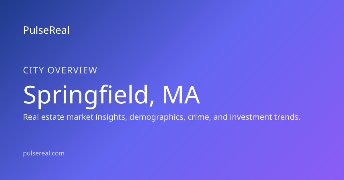 Explore City Springfield, MA - Real Estate Snapshot & Market Insights ...